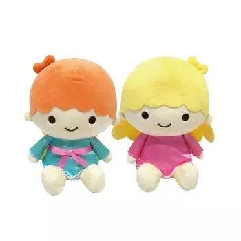 K Company Sanrio Персонажи Пара Мягких Маленьких Близнецов Звезды (Урожай ретро) САВ-ПНУ-ТС