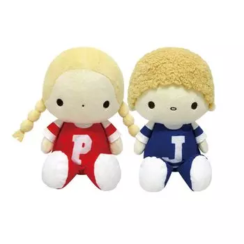 K Company Sanrio Персонажи Пара Плюшевых Пэтти Джимми (Урожай ретро) & SAV-PNU-PJ