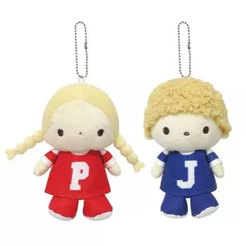 K Company Sanrio Персонажи Парный Шариковый Цепной Талисман Пэтти Джимми (Урожай ретро) & SAV-PBM-PJ