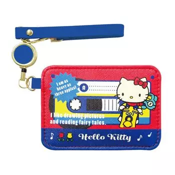 K Company Sanrio Персонажи Пропуск Чехол с Катушкой Hello Kitty (Урожай ретро) САВ-РТ-КТ