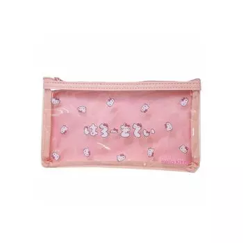 K Company Sanrio Персонажи Прозрачный плоский мешочек Hello Kitty SAC-CLP-KT