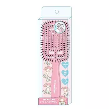 K-Company sanrio персонажи сухая щетка для волос моя мелодия SAC-DHB-MM В24Ш8Г4.5см