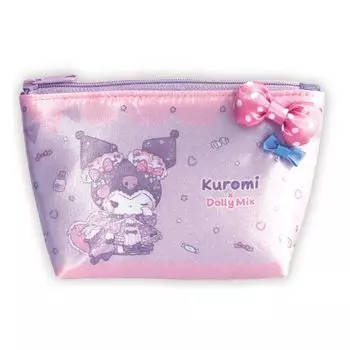 K Company Sanrio Персонажи x DOLLY MIX Мешочек для салфеток в форме корабля Kuromi В95 x Ш155 x Г40 мм SDM-FTP-KU