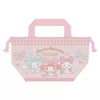 K Company Sanrio Сумка со складками и завязками Sanrio Персонажи В165 x Ш285 x Г120 мм CMKC1-SAC