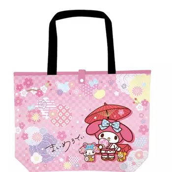 K Company Товары с персонажами Sanrio Складная Эко-Сумка My Melody (Японская серия) SAW-OE-MM