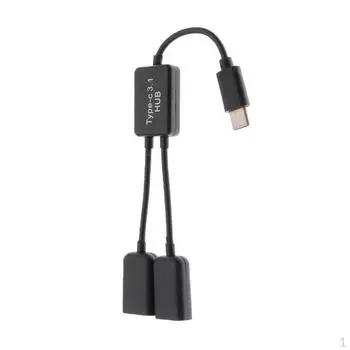 к двойному USB-адаптеру OTG-кабельному разветвителю