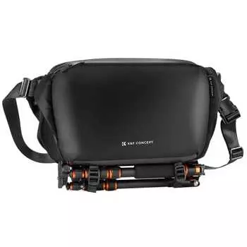 K&F Concept Camera Bag Shoulder Bag Large Capacity Sling Bag Camera Shoulder Bag Stylish Camera Case SLR Camera Bag Adjustable Dividers Water Repellen