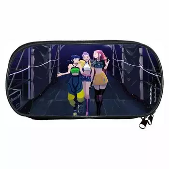 K Girls Group Multifunctional Student Pencil Bag DIY Custom Kindergarten Pencil Bag Stationery Bag One Size