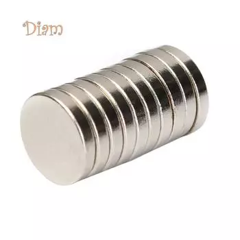 K&J 10 шт. 10x2 мм N50 сверхпрочные круглые блоки редкоземельных неодимовых магнитов