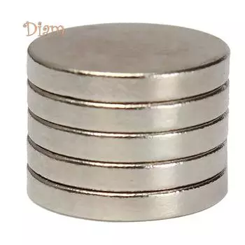 K&J 12x2 мм N52 Сверхпрочные круглые дисковые блоки редкоземельные неодимовые магниты 5Pcs