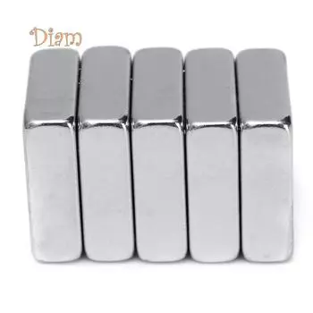 K&J 15x15x5 мм N52 сверхпрочные блоки с квадратными отверстиями редкоземельные неодимовые магниты 5Pcs