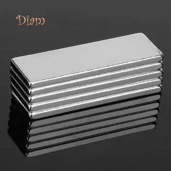 K&J 30x10x2 мм редкоземельные прямоугольные пластины N35, сверхсильные магниты NdFeB 5Pcs