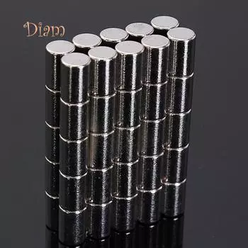 K&J 50 шт. 4x6 мм N52 сверхпрочные блоки цилиндров редкоземельные неодимовые магниты на холодильник