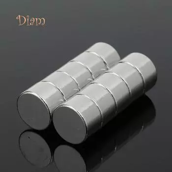 K&J 8x5 мм N52 Суперсильные круглые дисковые блоки Редкоземельные неодимовые магниты 10Pcs