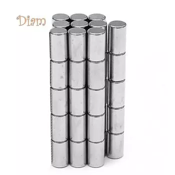 K&J N52 Круглый цилиндр 6x10 мм, сверхпрочные блоки, редкоземельные неодимовые магниты 50Pcs