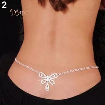 K & J женские сексуальные хрустальные каменные бабочки танцевальные аксессуары для живота и талии one size