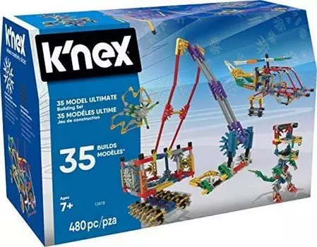 K NEX - набор для строительства из 35 моделей - 480 деталей - развивающая игрушка для детей от 7 лет (эксклюзивно на Амазон)