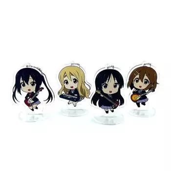 K-ON K ON Мио Хирасава Юи Акияма Мио Котобуки Цумуги Накано Адзуса акриловая фигурка-брелок-подвеска подвеска двойного назначения