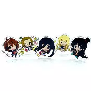 K-ON Мио Хирасава Юи Акияма Мио Котобуки Цумуги Накано Азуса Тайнака Рицу акриловая фигурка-брелок-подвеска двойного назначения