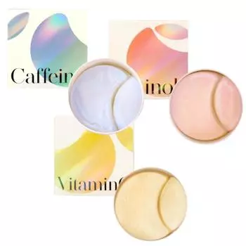 K-SECRET Патчи под глаза – 60 пар (Витамин С, Ретинол, Кофеин) – Лечение темных пятен и морщин, омоложение и осветление кожи Vitamin C 60 Pairs