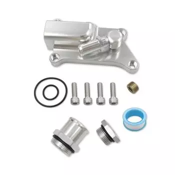 K Series Upper Coolant Housing with Straight Inlet Replacement for Honda Acura K20Z3 K24 Engines серебряный