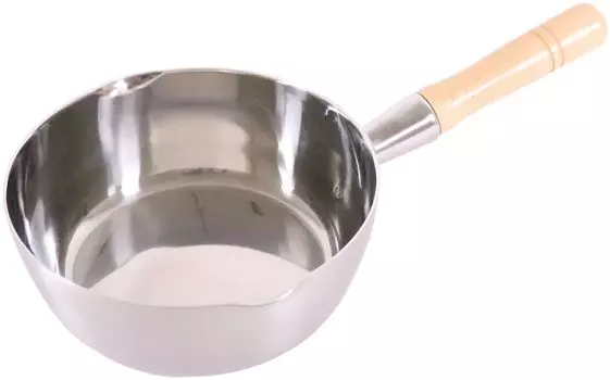 K steel snow flat pot 18cm three-layer