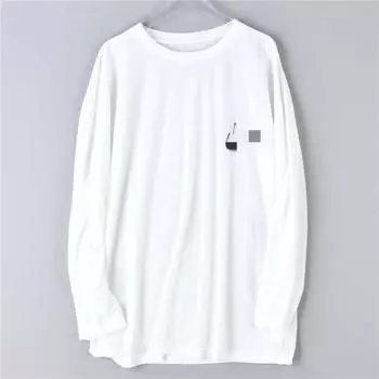 K-style Loose Sun-Proof Clothes Long Sleeves T-shirt Female L75361 Cool Thin Slightly Transparent Wind Shield Summer Shirt for Air Conditioning Room 1 White. One size