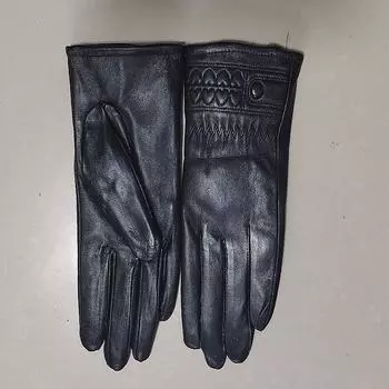 K-style Men Goatskin Driving Men Finger Leather Gloves Goat Skin plus and Extra Size Export Cycling Gloves Genuine Leather Women XL