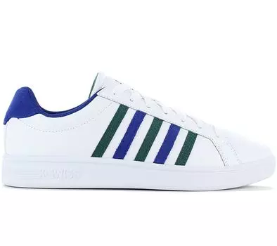 K-Swiss Classic Court Tiebreak Leather - Мужские кроссовки белые 07011-159-M ORIGINAL EU 44 белый