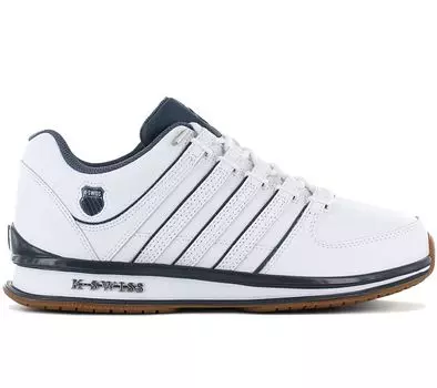 K-Swiss Classic RINZLER - Мужские кроссовки кожаные белые 01235-990-M ОРИГИНАЛ EU 42.5 белый
