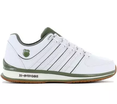 K-Swiss Classic RINZLER - Мужские кроссовки кожаные белые 01235-953-M ОРИГИНАЛ EU 42 белый