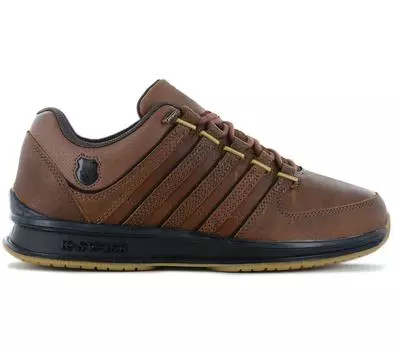 K-Swiss Classic RINZLER - Мужские кроссовки кожаные коричневые 01235-201-M ОРИГИНАЛ EU 40 коричневый
