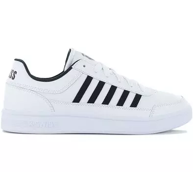 K-SWISS Court Chasseur - Мужские кроссовки кожаные белые 06042-102-М ОРИГИНАЛ EU 44.5 белый