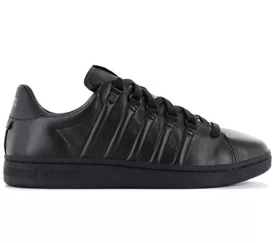 K-Swiss Lozan Leather 2 II - Triple Black - Мужская обувь кожаная черная 07943-904-M ORIGINAL EU 40 UK 6.5 чёрный
