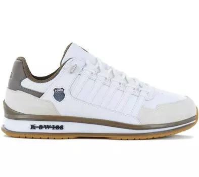 K-Swiss RINZLER GT - Мужские кроссовки кожаные белые 08907-912-M ОРИГИНАЛ EU 42.5 белый