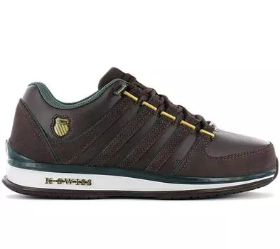 K-Swiss Rinzler Leather - Мужские кроссовки Обувь Кожа Коричневый 01235-203-M Спортивная обувь ORIGINAL EU 41 UK 7 коричневый