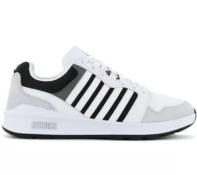 K-Swiss Rival Trainer T - Мужские кроссовки бело-черные 09079-920-M ОРИГИНАЛ EU 42 UK 8 белый