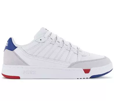 K-Swiss Set Pro Leather - Мужская обувь Leather White 07933-132-M Кроссовки Повседневная обувь ORIGINAL