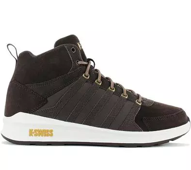 K-Swiss Vista Trainer Mid Winter - Мужские кроссовки Кожа Коричневый 07145-229-M ОРИГИНАЛ EU 42 коричневый