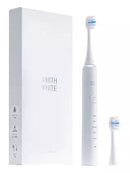 к ультразвуковой Fiss White электрическая зубная щетка сменная щетка Сделано DuPont Легкий 105 г Оснащен 5 режимами отбеливания Рекомендовано стоматологами [Up