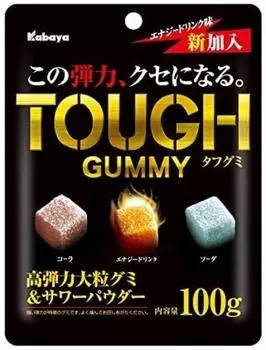 Kabaya Foods Tough Gummy 100 г x 6 пакетиков, оригинальный образец включен Sweets Gummy Diet Gummy Assortment Hard +