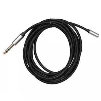 Кабель 3,5 мм «мама» — 6,35 мм «папа» Адаптер 1/8 Jack — 1/4 Plug (3m)