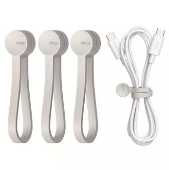 Кабель 3 Силиконовый Кабель Кабельный Связывающий Пищевой Мешок Ключ Магнит Кабельный Стяжной Камень [elago] Лента, Кусочки, Магнит, Лента, Шнур, Лента, Многоразовый, Стопор,