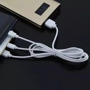 Кабель 3 в 1 для быстрой зарядки, универсальный микро-кабель USB Type-C для передачи данных для iPhone