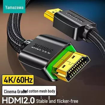 Кабель 4K HDMI 2.0 для ноутбуков, телевизоров, проекторов и мониторов с поддержкой 3D Standard, 1 meter чёрный
