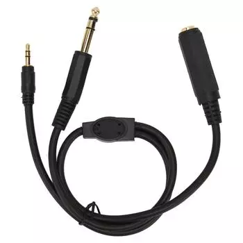 Кабель 6,35 мм «мама» - 6,35 мм «папа» и 3,5 мм «папа» 14-дюймовый «мама» - 14-дюймовый «папа» 18-дюймовый