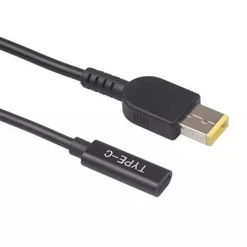 Кабель-адаптер для зарядного устройства Type C Female to Square DC Male Plug для Lenovo Thinkpad spain