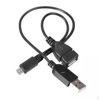 Кабель-адаптер Micro USB «папа-мама»/OTG для