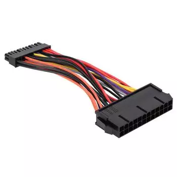 Кабель-адаптер питания ATX с большим 24-контактным разъемом на малый 24-контактный разъем для компьютера HP PC