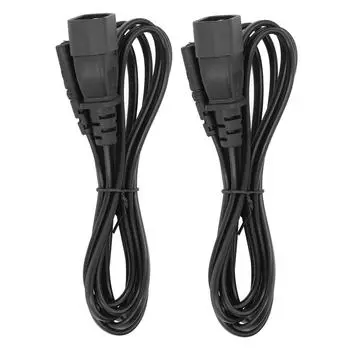 Кабель-адаптер питания IEC320 C14 Male to IEC320 C7 Female, кабель питания C14 to C7, преобразователь мощности 2500 Вт